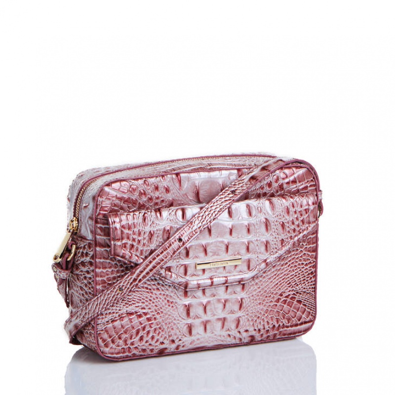 Pink Women\'s Brahmin Shea Crossbody Bags | 5749TGBEQ