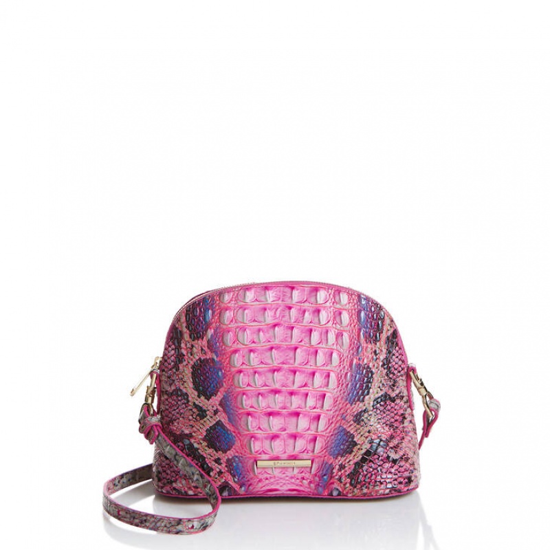 Pink Women\'s Brahmin Small Georgina Crossbody Bags | 5081CPKFV