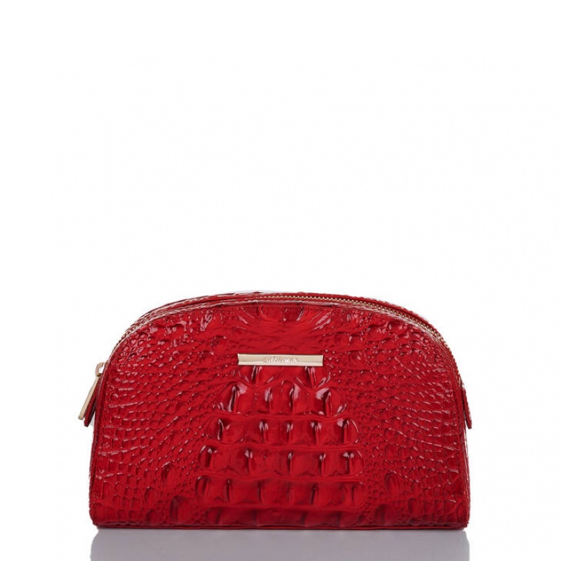 Red Women\'s Brahmin Dany Travel Bags | 4035XREYV