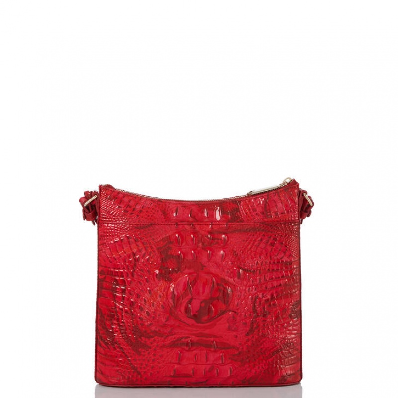 Red Women's Brahmin Katie Crossbody Bags | 5180WEACO