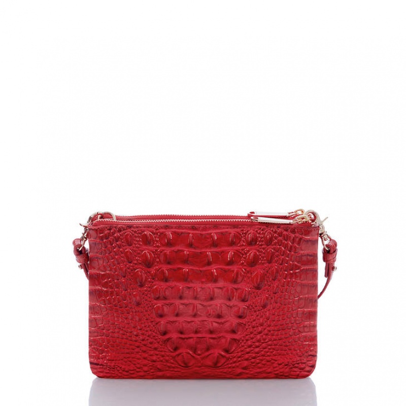 Red Women's Brahmin Perri Crossbody Bags | 7610LJEUM