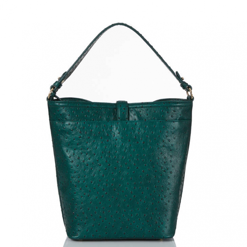 Turquoise Women's Brahmin Shira Bucket Bags | 6107PHCVF