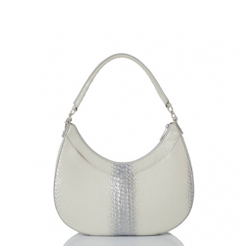 White Women's Brahmin Bekka Shoulder Bags | 5231EMXQB