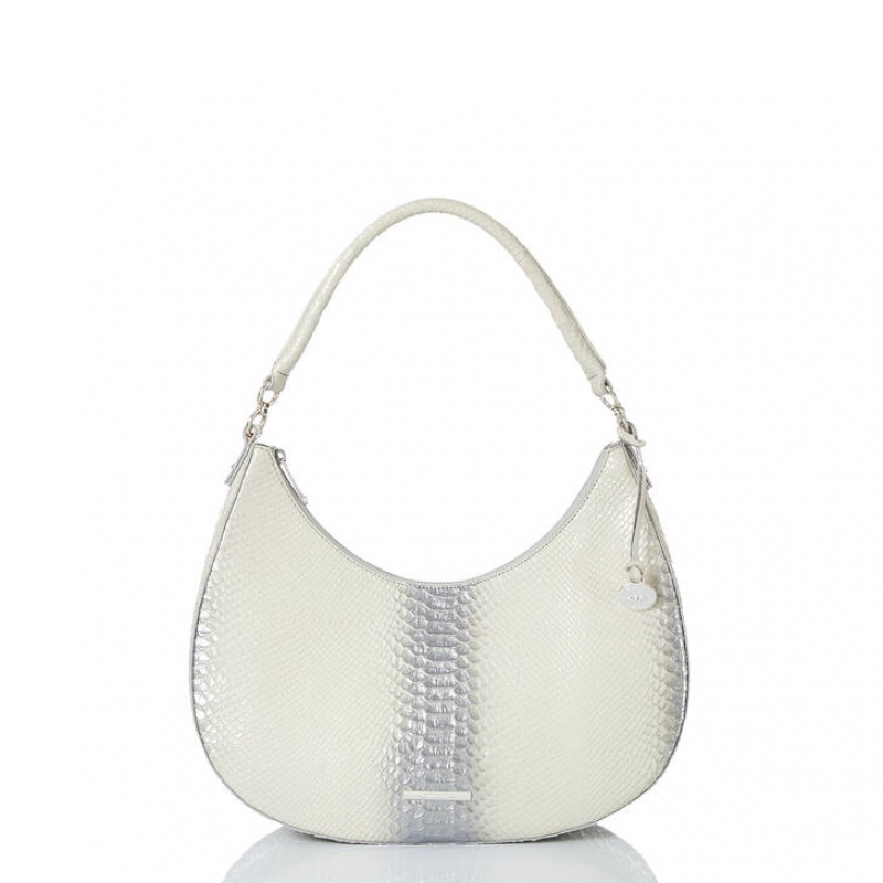 White Women\'s Brahmin Bekka Shoulder Bags | 5231EMXQB