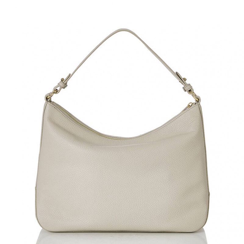 White Women's Brahmin Heather Shoulder Bags | 7682CHTRA