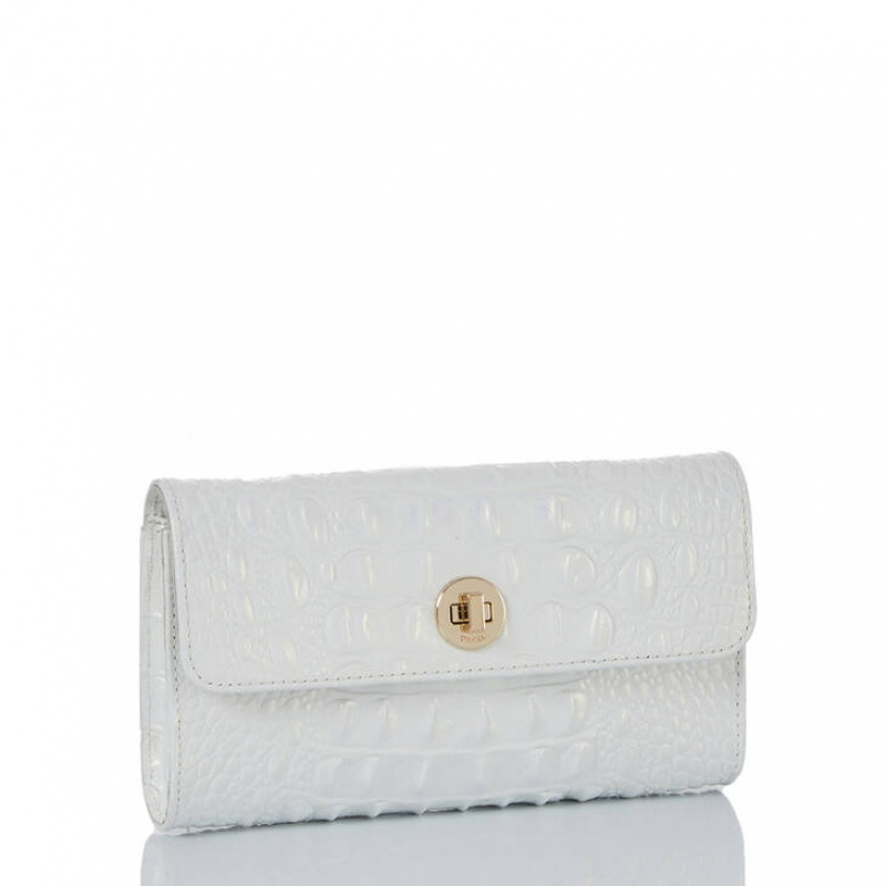 White Women's Brahmin Polina Crossbody Bags | 0658UVDHS